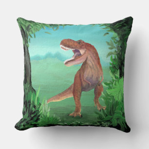 T-Rex Dinosaur Roars Cushion