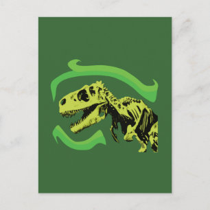 T-Rex Dinosaur Skeleton Postcard