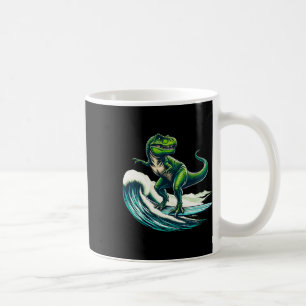 T-rex Dinosaur Surfing Surfer Surfboard Gift For M Coffee Mug