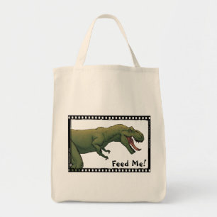 T-Rex Dinosaur Tyrannosaurus Feed Me! Tote Bag