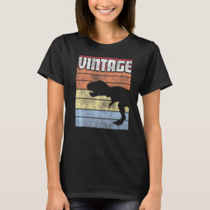 T Rex Dinosaur Tyrannosaurus Retro Style Vintage B T-Shirt
