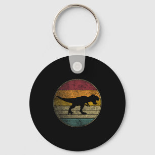 T Rex Dinosaur - Vintage Love Women Kids Men Retro Key Ring