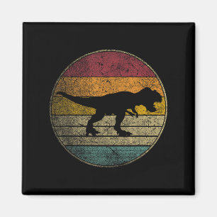 T Rex Dinosaur - Vintage Love Women Kids Men Retro Magnet