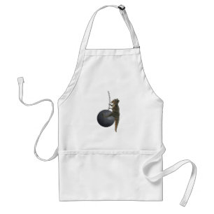 T-Rex Dinosaur Wrecking Ball Standard Apron
