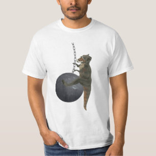 T-Rex Dinosaur Wrecking Ball T-Shirt