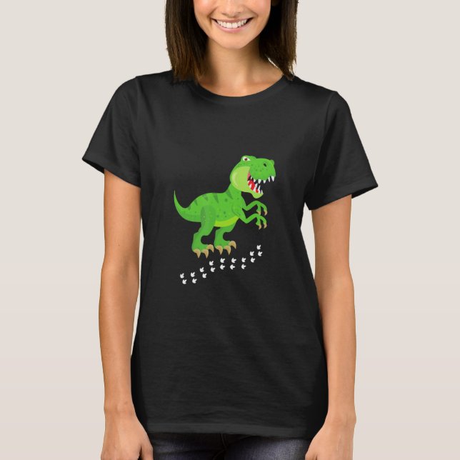 T REX Dinosaurs Kids Fun T-Shirt (Front)