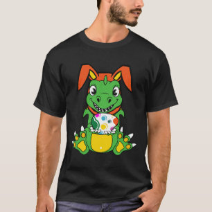 T Rex Easter Bunny Dinosaur Basket Stuffer Funny K T-Shirt