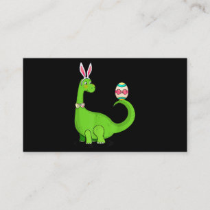 T Rex Easter Bunny Funny Dinosaur Egg Boys Kids To Business Card