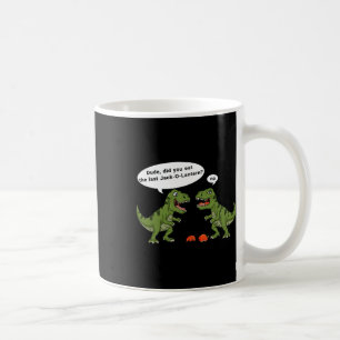 T Rex Eats Jack O Lantern Halloween Boys Girls Kid Coffee Mug
