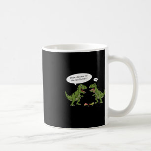 T Rex Eats Zombie Halloween Boys Girls Kids Fun Coffee Mug
