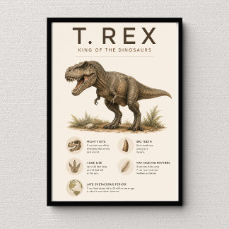 T. Rex Educational Science Classroom Decor