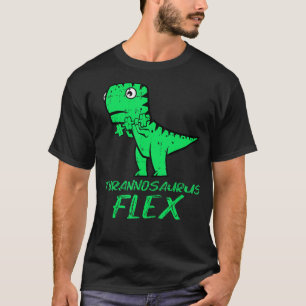 T Rex Flex Pun Dinosaur Workout  Fitness T-Shirt