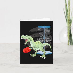 T Rex Frisbee Dinosaur Recreational Tosser Dino Di Card