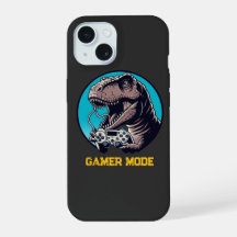 T-Rex Gamer Mode Dinosaur Art