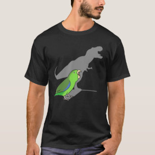 T Rex Green Parrotlet Cute Parakeet Parrot Birb M T-Shirt
