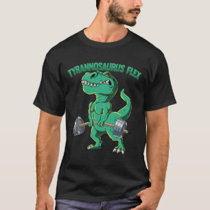 T-rex Gym Bodybuilding Tyrannosaurus Flex  T-Shirt