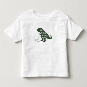 T-rex hates jump rope - Choose background colour Toddler T-Shirt