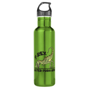 T-Rex Hates Push-Ups 710 Ml Water Bottle
