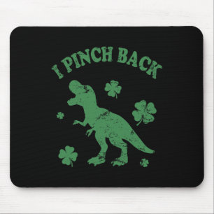 T-rex I Punch Ck Funny St Patrick's Day I Pinch Ck Mouse Pad