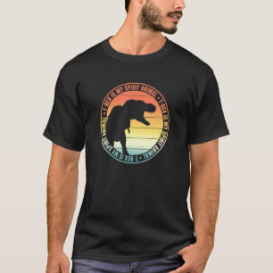 T-Rex Is My Spirit Animal Amusing Retro Dinosaur Q T-Shirt