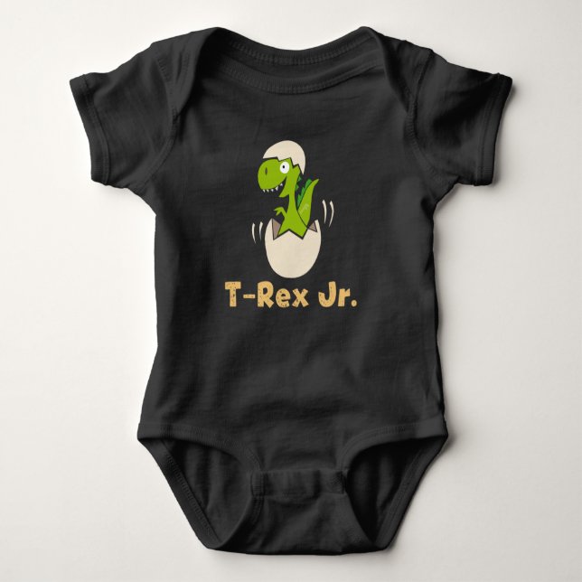 T-Rex Jr. Baby Bodysuit (Front)