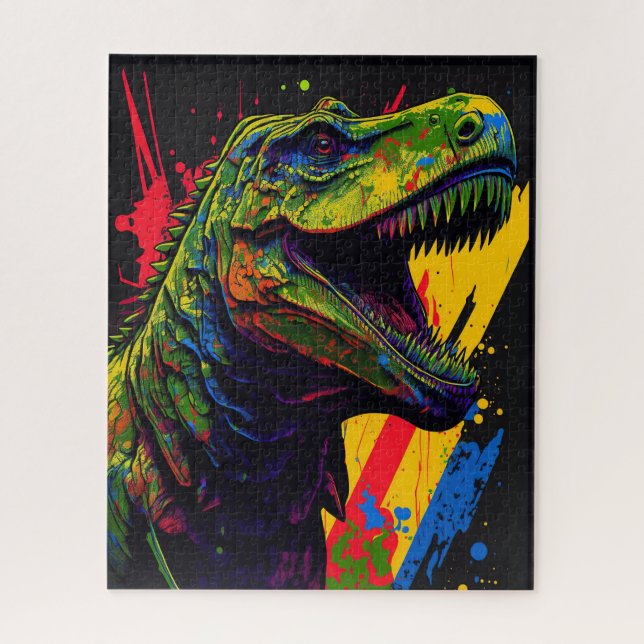  T Rex Jurassic  Jigsaw Puzzle (Vertical)