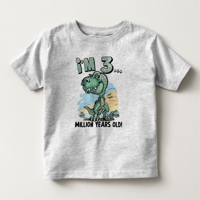T Rex KId Toddler T-Shirt (Front)