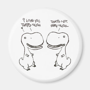 T-rex love magnet