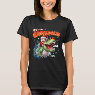 T-rex Merry Rexmas Rawrdolph Christmas Tees For Ki