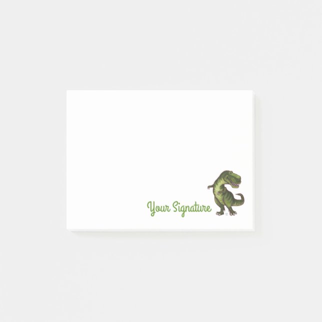 T rex note pad (Front)