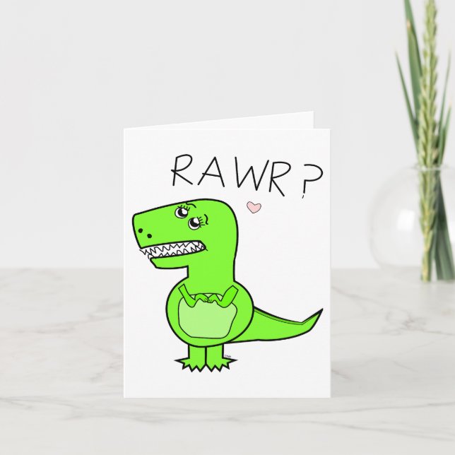 T-Rex Notecard (Front)