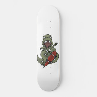 T-Rex on a Skateboard