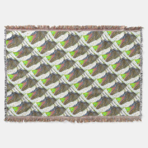 T-Rex Party Animal Throw Blanket