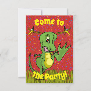 T-Rex Party Invitation