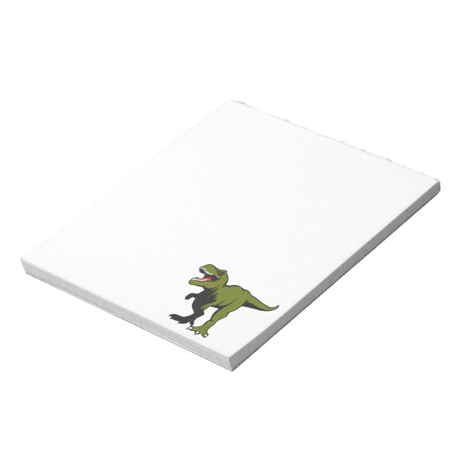 T-Rex Personalised items Notepad (Rotated)