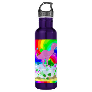T-Rex Pixel Dinosaur 710 Ml Water Bottle