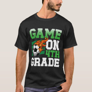 T-rex Playing Soccer Footbyll Dinosaur Soccer Play T-Shirt