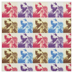 T-Rex Pop Art Fabric