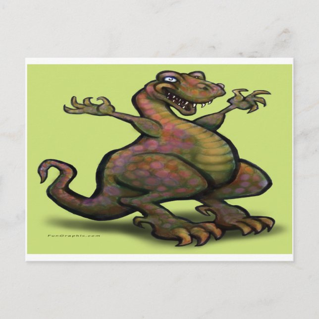 T-Rex Postcard (Front)