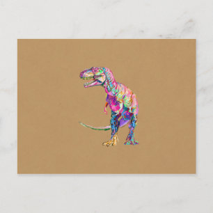 T. rex postcard