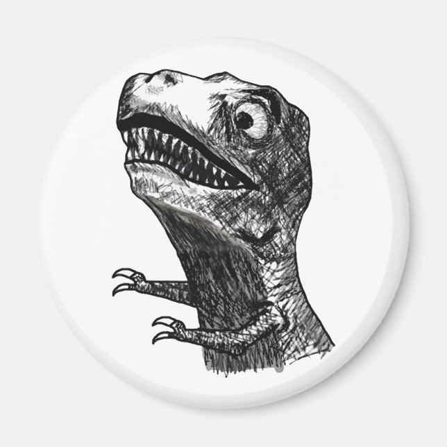 T-Rex Rage Meme - Magnet (Front)