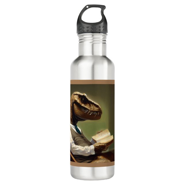 T Rex Reading 710 Ml Water Bottle (Front)