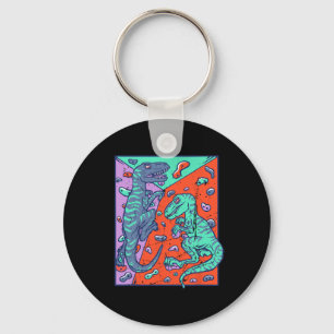 T-rex Rock Climbing Dino Bouldering Key Ring