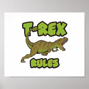 T-Rex Rules Poster