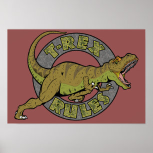 t-Rex Rules Poster