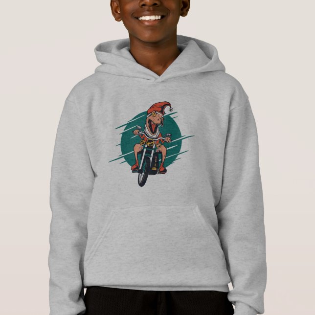 T Rex Santa Biker (Front)