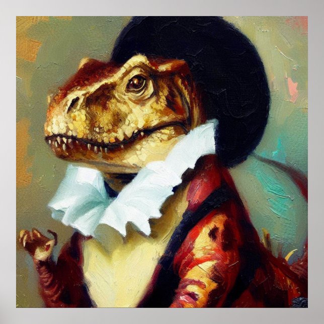 T Rex Shakespeare Poster (Front)