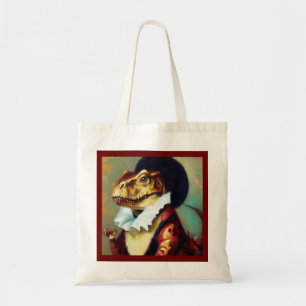 T Rex Shakespeare Tote Bag