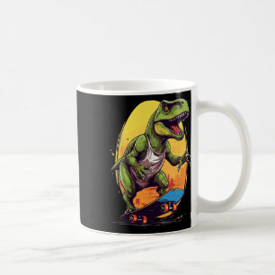 T-rex Skater - Skateboard Skateboarder Skateboardi Coffee Mug