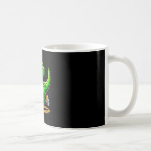 T-rex Sketll Player Dinosaur  Coffee Mug